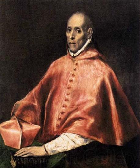 GRECO, El Portrait of Cardinal Tavera Norge oil painting art